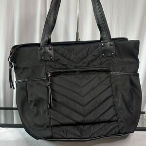 Cynthia Rowley Elegant Black messenger Tote Bag